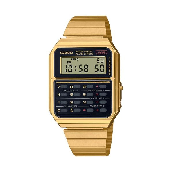 CASIO VINTAGE Mod. CALCULATOR EDGY COLLECTION - GOLD ***SPECIAL PRICE***-0