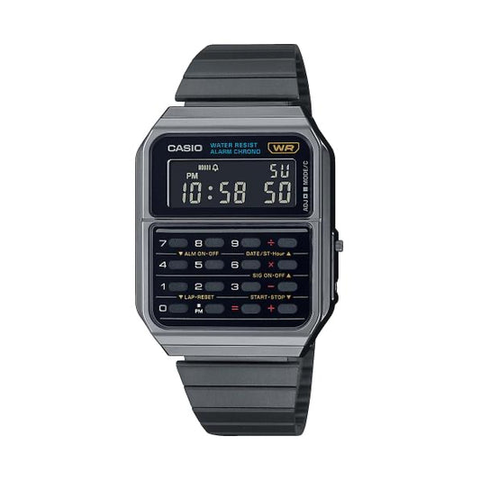 CASIO VINTAGE Mod. CALCULATOR EDGY COLLECTION - FULL BLACK ***SPECIAL PRICE***-0