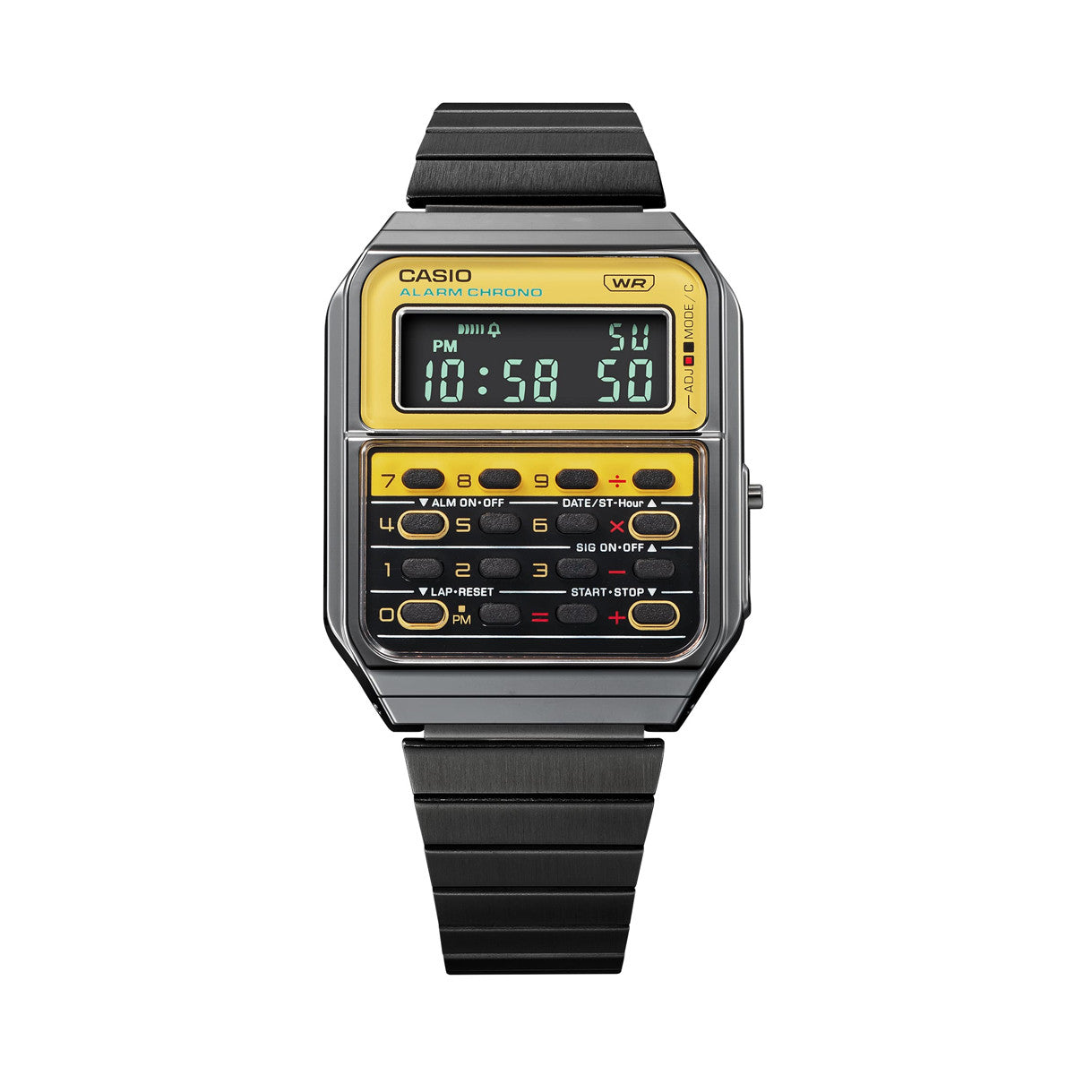 CASIO VINTAGE Mod. CALCULATOR EDGY COLLECTION - YELLOW ***SPECIAL PRICE***-1