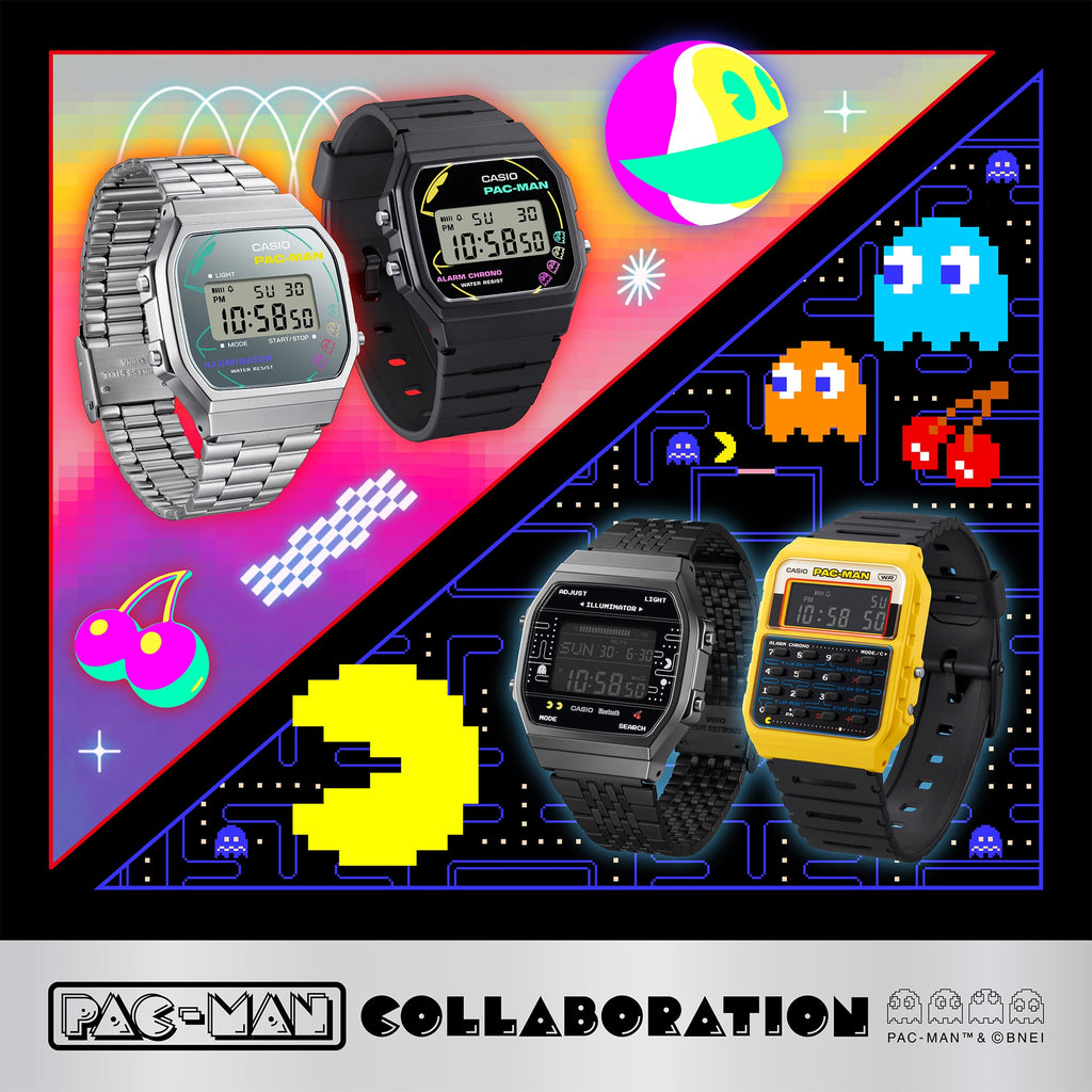 CASIO VINTAGE Mod. CALCULATOR EDGY COLLECTION - PAC-MAN Special Edt.-1