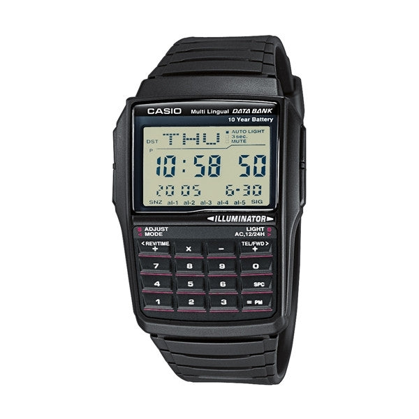 CASIO VINTAGE Mod. DATABANK CALCULATOR - BLACK-0