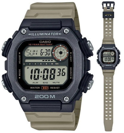 CASIO SPORT Mod. ILLUMINATOR DIVER 200M, 10 YEARS BATTERY - XL STRAP-0