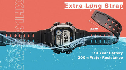 CASIO SPORT Mod. ILLUMINATOR DIVER 200M, 10 YEARS BATTERY - XL STRAP-1
