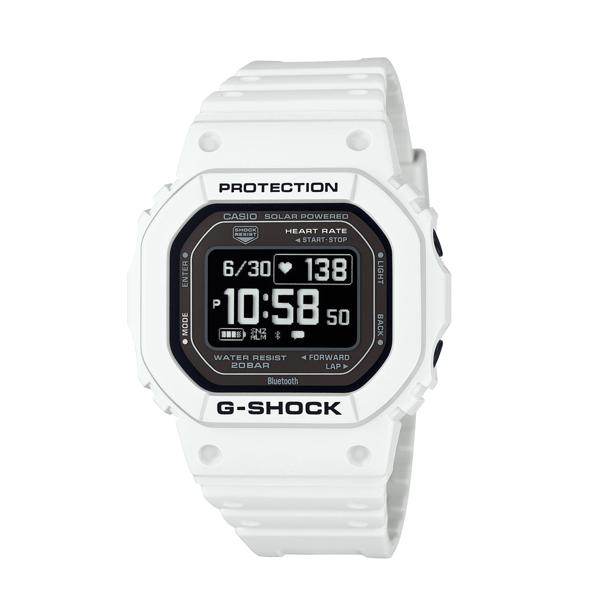 CASIO G-SHOCK Mod. G-SQUAD THE ORIGIN White - HEART RATE SERIE-0