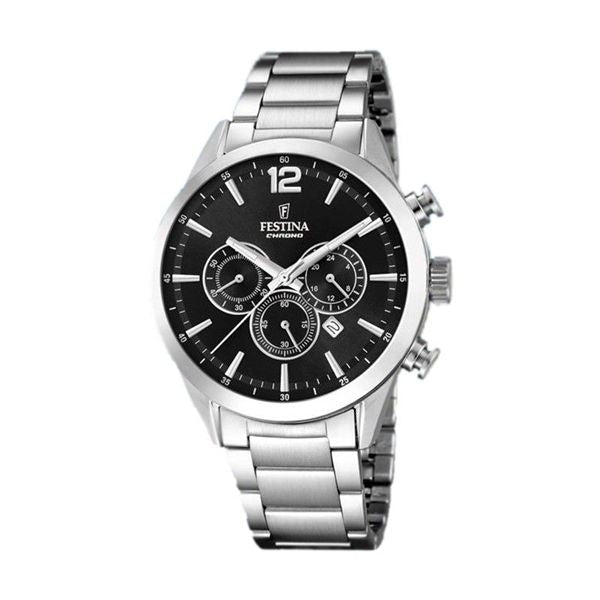 FESTINA black/silver