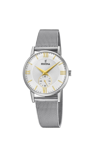 FESTINA white/gold