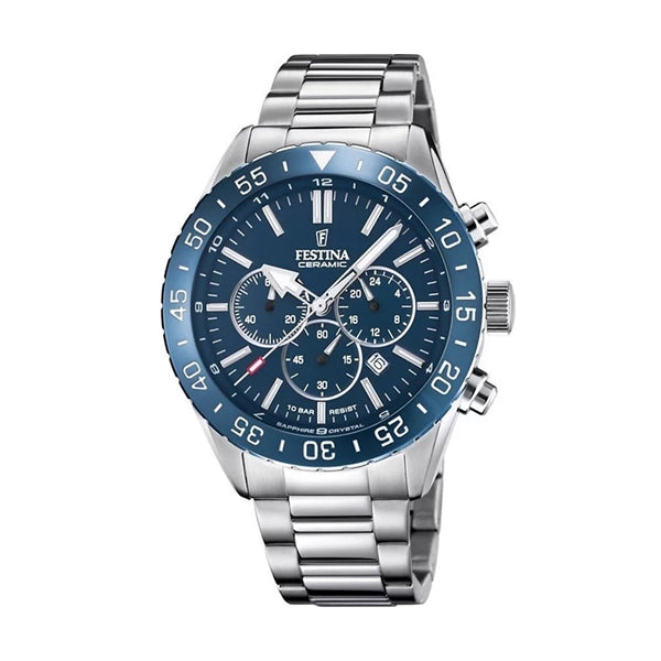 FESTINA silver/blue