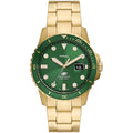 FOSSIL green/gold