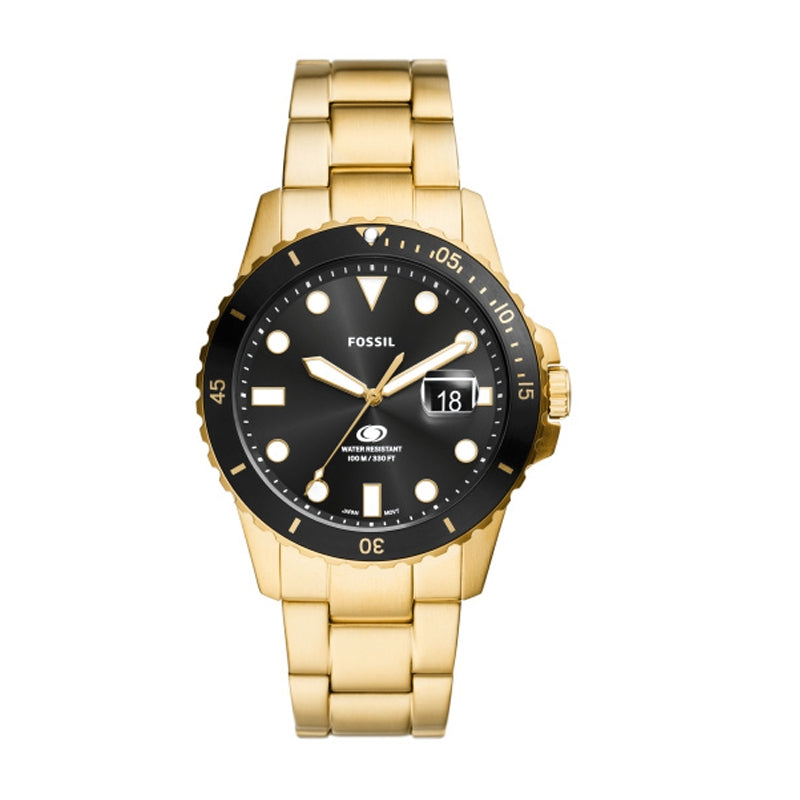 FOSSIL black/gold
