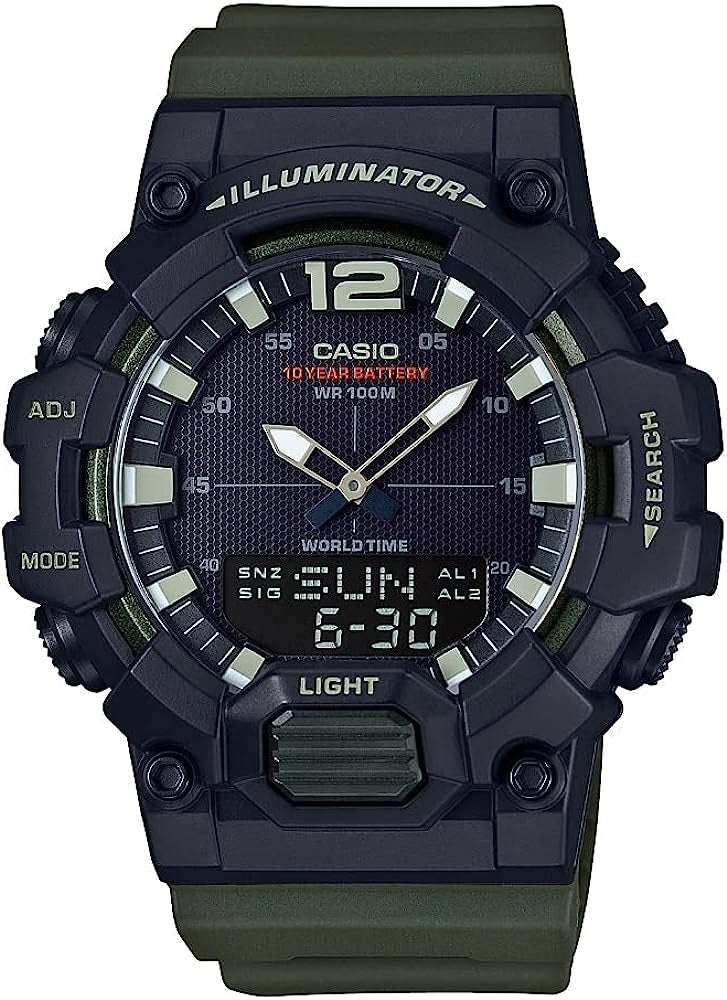 CASIO SPORT Mod. ILLUMINATOR - BLACK, ARMY GREEN-0