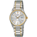 CASIO COLLECTION Mod. LADY DATE STEEL/GOLD - ARGENTEE, GOLD INDEXES-0