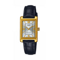 CASIO COLLECTION Mod. TANK, LEATHER - ARGENTEE-0