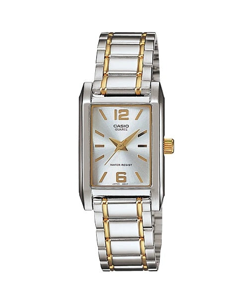 CASIO COLLECTION Mod. TANK, STEEL,GOLD - ARGENTEE-0
