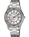 CASIO COLLECTION Mod. LADY DATE GLITTER BEZEL - WHITE-0