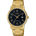 CASIO COLLECTION Mod. LADY DATE, GOLD - BLACK-0