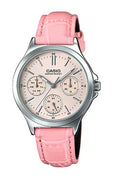 CASIO COLLECTION Mod. LADY MULTIFUNCTION, LEATHER - PINK-0