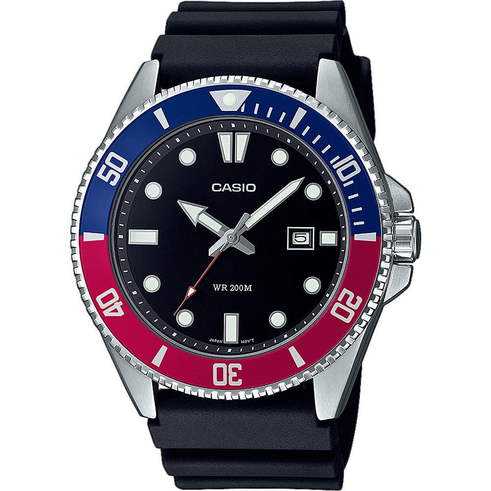 CASIO SPORT Mod. DIVER DATE 200M - BLACK-0