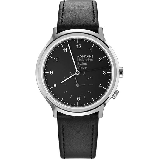 MONDAINE Mod. HELVETICA No. 1 REGULAR - Dual Time-0