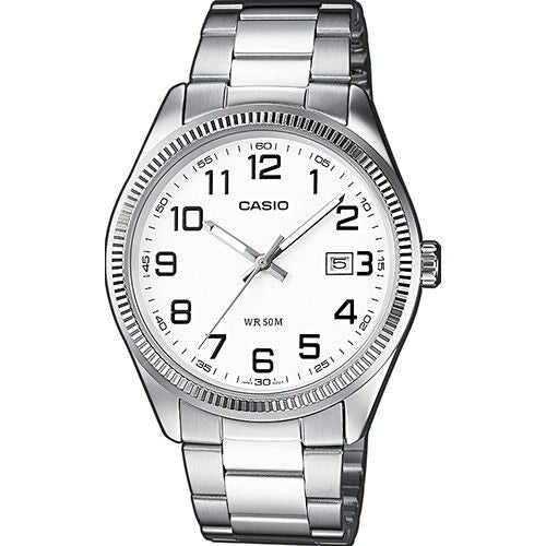 CASIO COLLECTION Mod. DATE - WHITE, ARAB NUMBERS-0