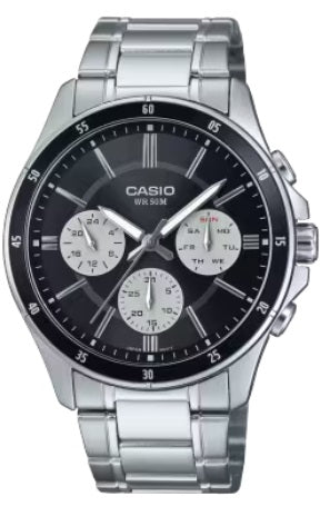 CASIO COLLECTION Mod. MULTIFUNCTION CALENDAR - BLACK & WHITE PANDA-0
