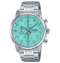 CASIO COLLECTION Mod. CHRONO DATE - AQUA GREEN-0