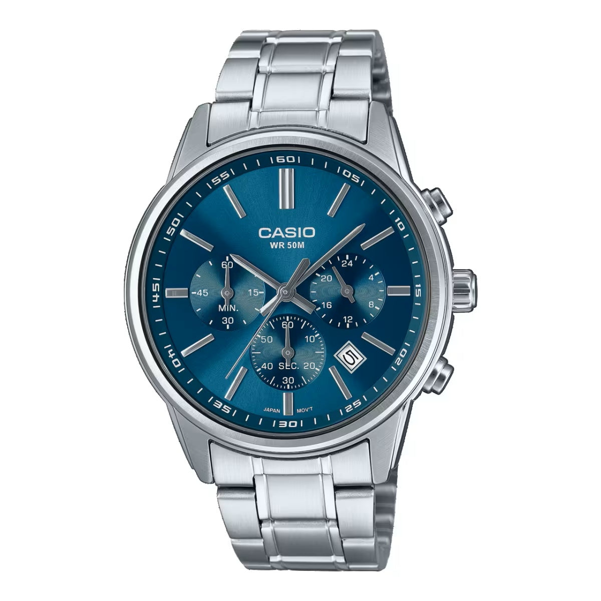 CASIO COLLECTION Mod. CHRONO DATE - BLUE-0