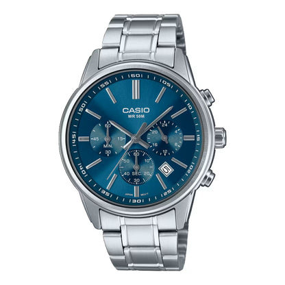 CASIO COLLECTION Mod. CHRONO DATE - BLUE-0