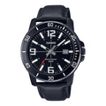 CASIO SPORT COLLECTION Mod. DIVER 50M LEATHER - FULL BLACK-0