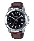 CASIO SPORT COLLECTION Mod. DIVER 50M LEATHER - BROWN-0