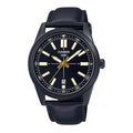 CASIO COLLECTION Mod. CASUAL DATE - LEATHER, FULL BLACK-0