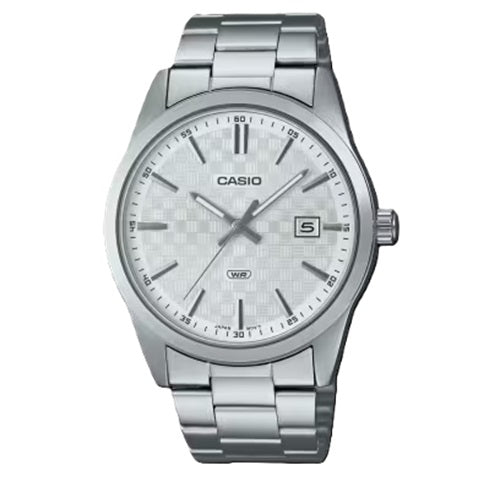 CASIO COLLECTION Mod. DATE - CARBON LOOK - SILVER-0