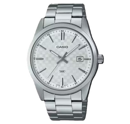 CASIO COLLECTION Mod. DATE - CARBON LOOK - SILVER-0