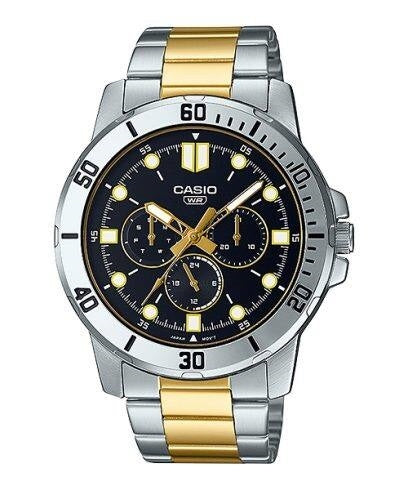 CASIO COLLECTION Mod. DIVER MULTIFUCTION STEEL&GOLD - BLACK-0