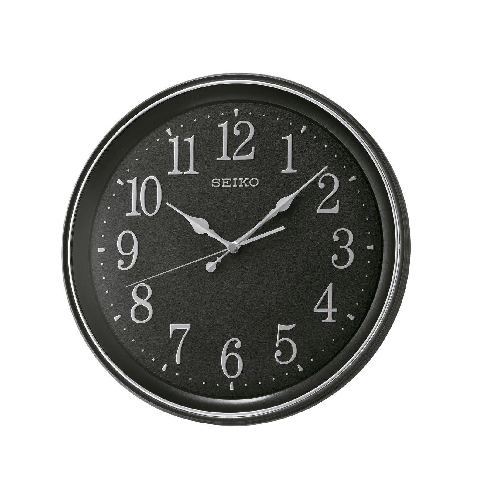SEIKO CLOCKS black