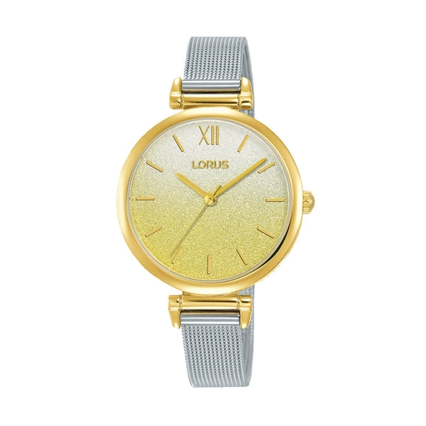 LORUS silver/gold