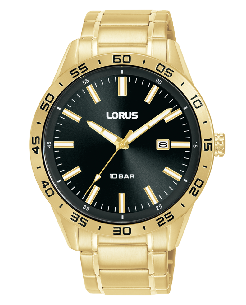 LORUS black/gold 6