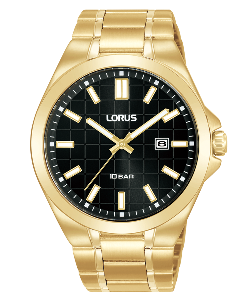 LORUS black/gold 4