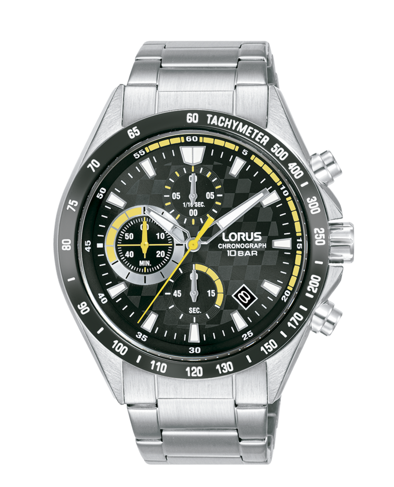 LORUS black/yellow 8