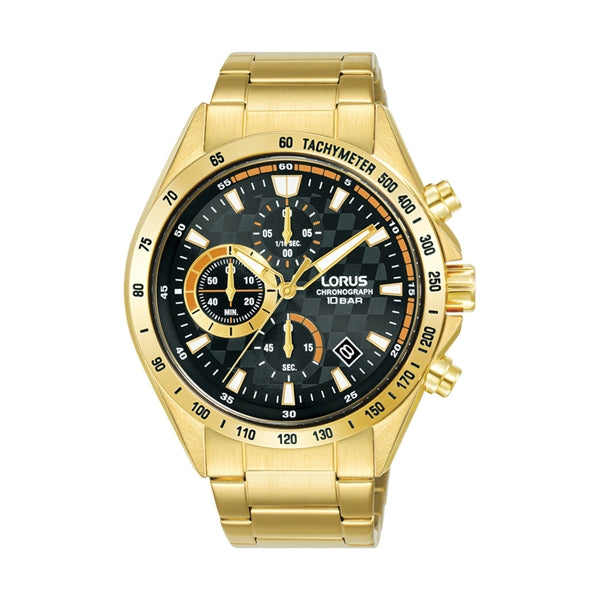 LORUS black/gold
