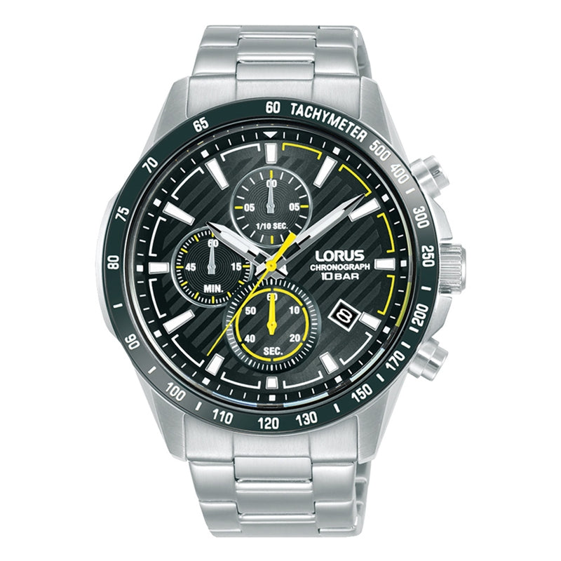 LORUS green/silver