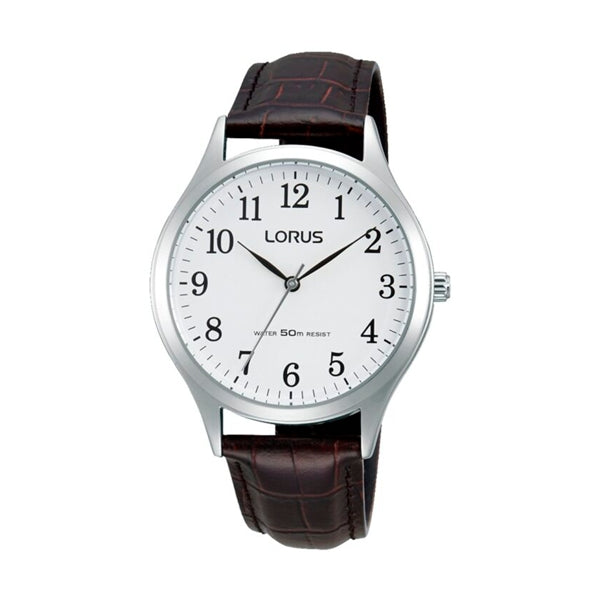 LORUS silver/brown