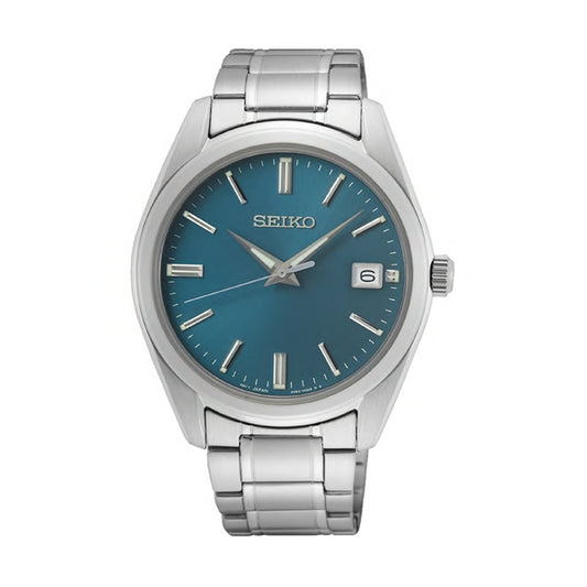 SEIKO Mod. CLASSIC GENT - PETROL BLUE-0