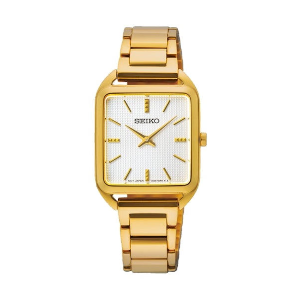 SEIKO gold/white