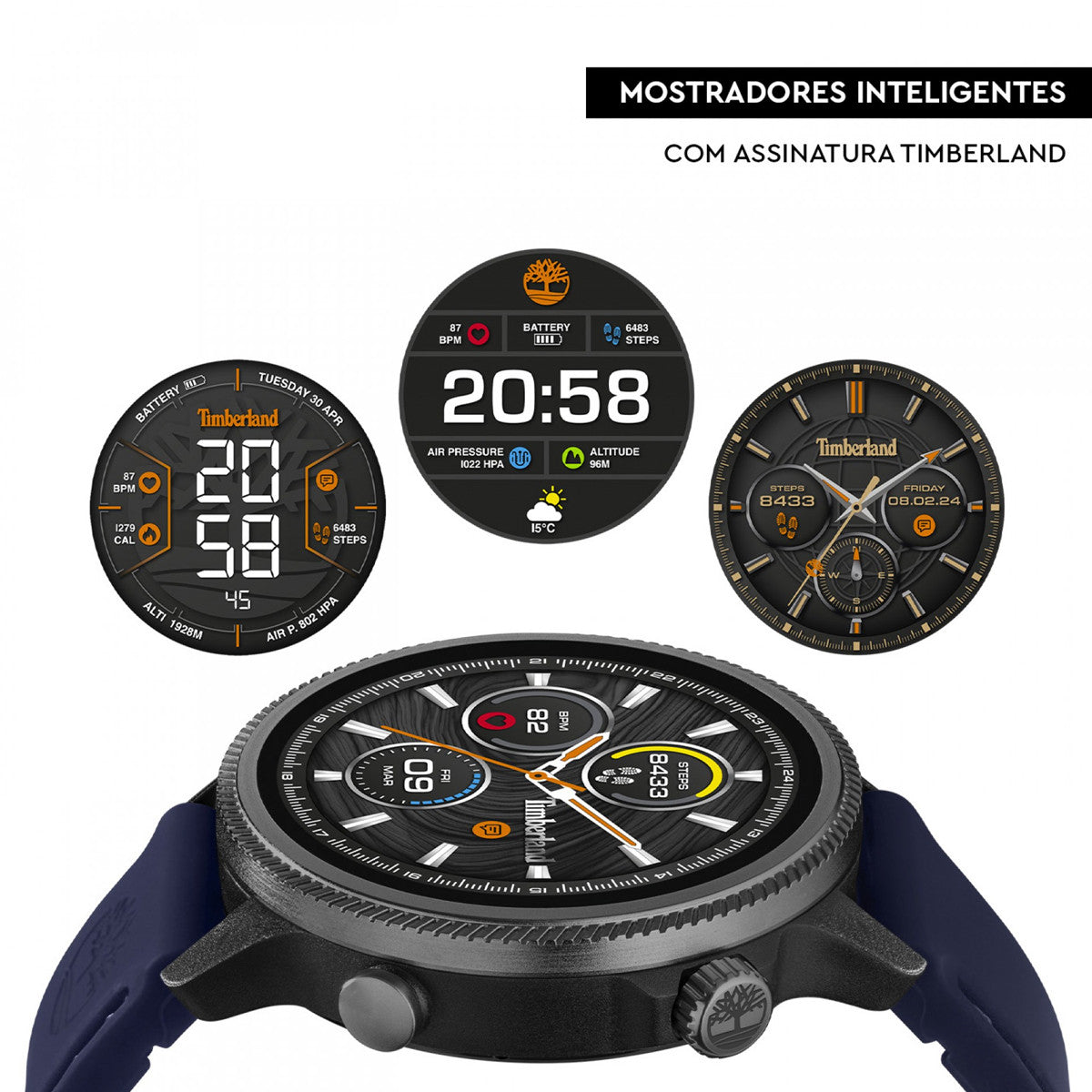 TIMBERLAND SMARTWATCH WATCHES Mod. TDIGB0064502-SET-4
