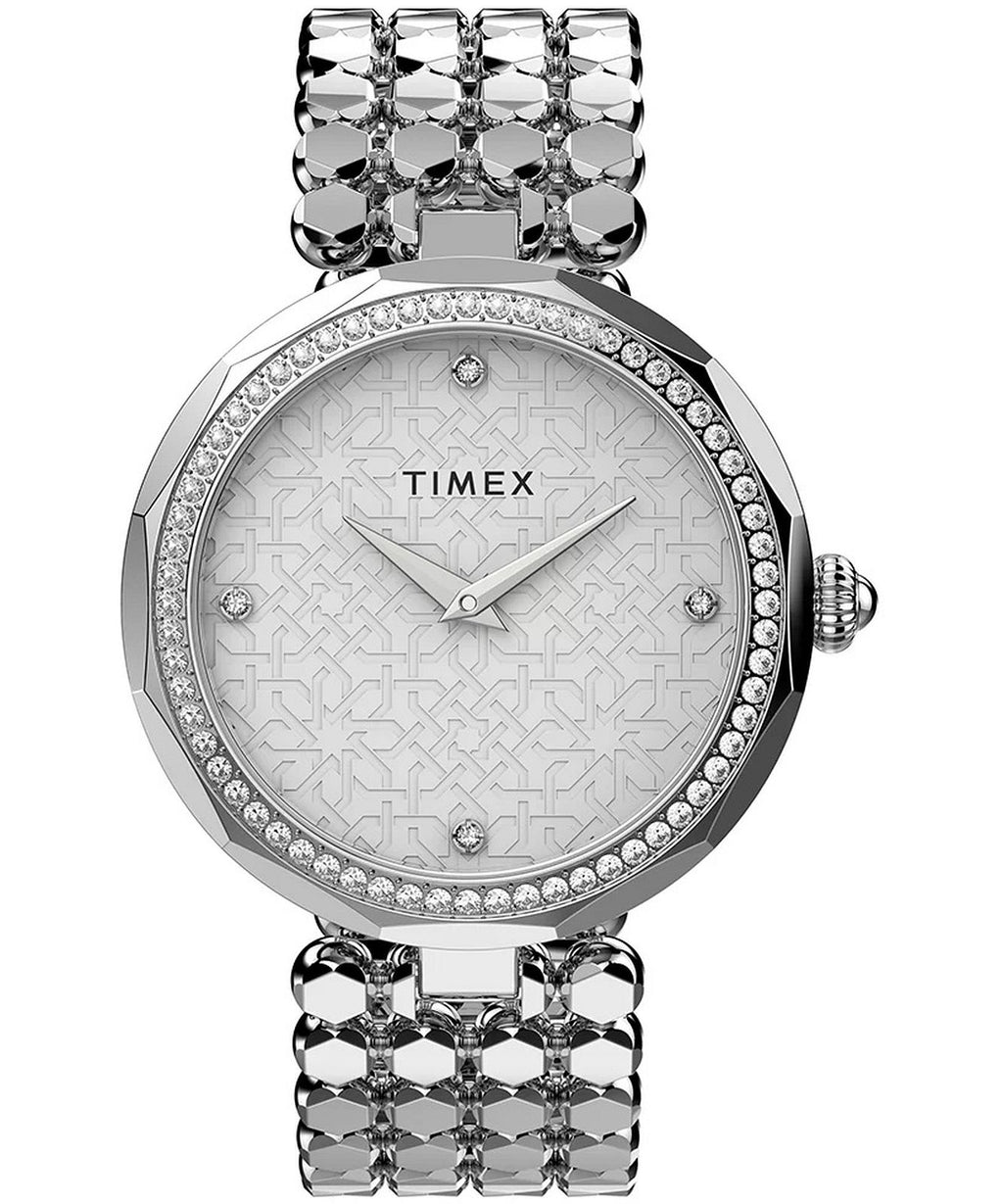 TIMEX white/silver