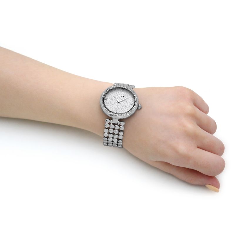 TIMEX white/silver 4