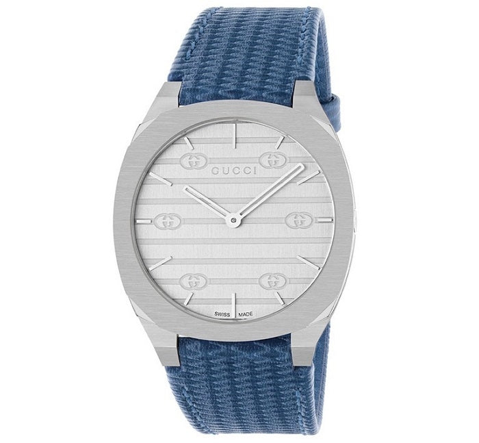 GUCCI silver/blue