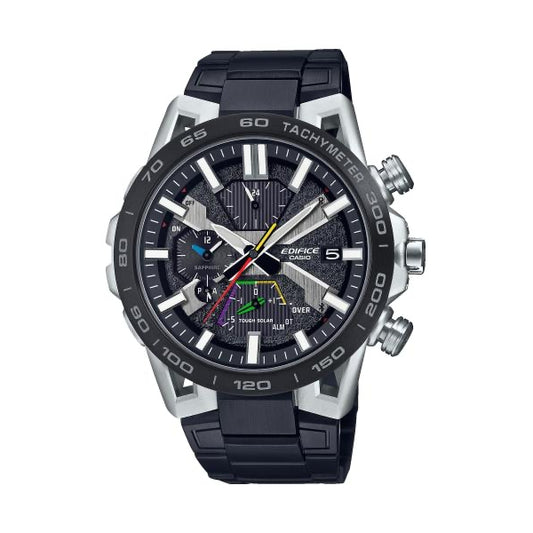 CASIO EDIFICE SOSPENSIONE Mod. RACING MULTICOLOR BLUETOOTH® ION-PLATED STRAP TOUGH SOLAR ***SPECIAL PRICE***-0