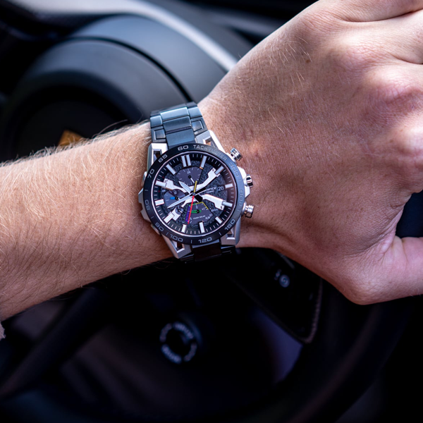 CASIO EDIFICE SOSPENSIONE Mod. RACING MULTICOLOR BLUETOOTH® ION-PLATED STRAP TOUGH SOLAR ***SPECIAL PRICE***-2