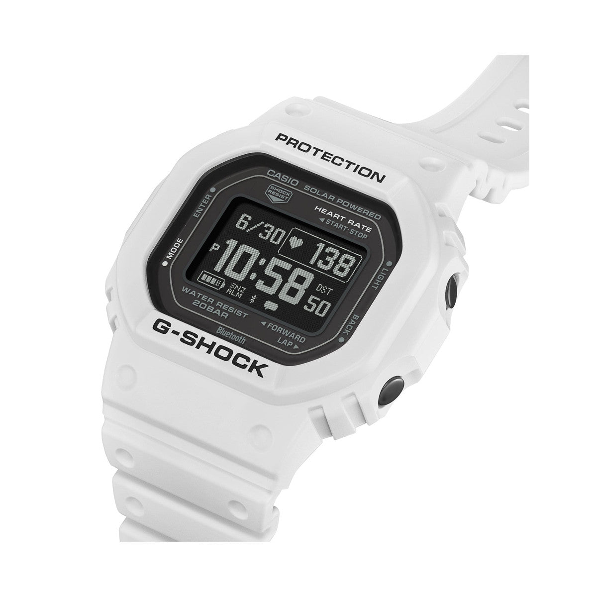 CASIO G-SHOCK Mod. G-SQUAD THE ORIGIN White - HEART RATE SERIE-7